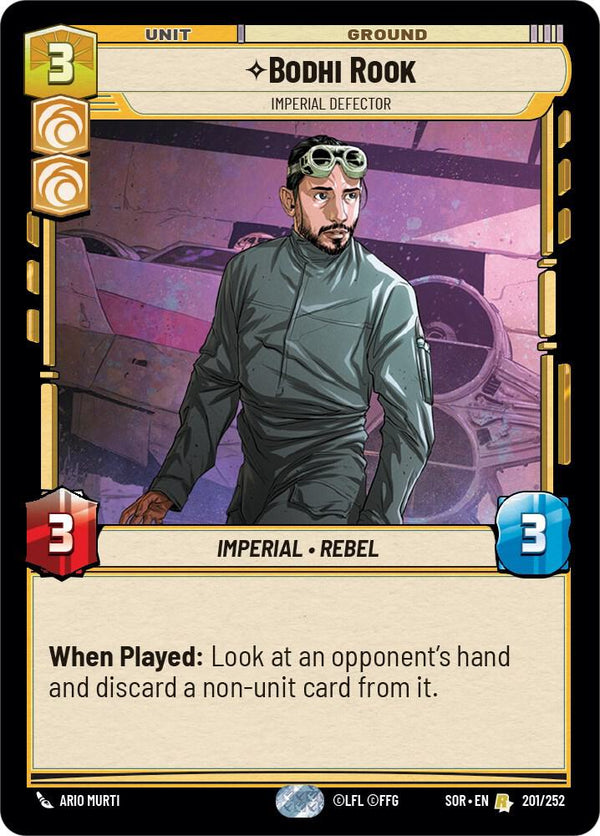 Bodhi Rook - Imperial Defector - Star Wars Unlimited