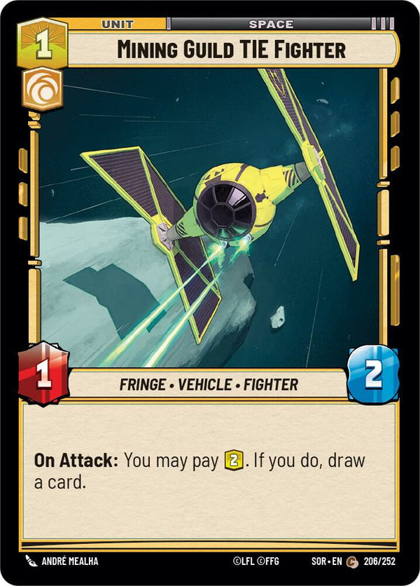 Mining Guild TIE Fighter - Star Wars Unlimited