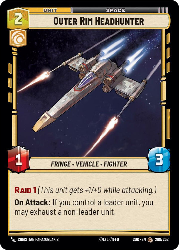 Outer Rim Headhunter - Star Wars Unlimited