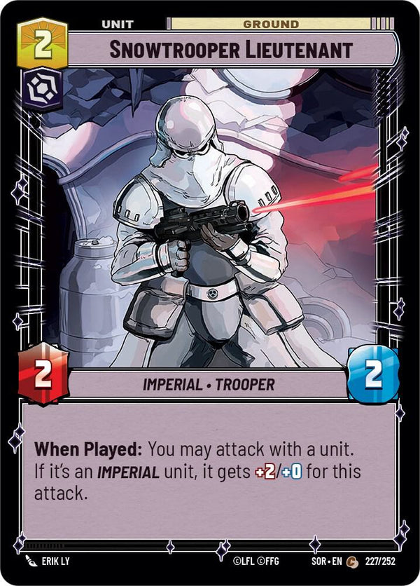 Snowtrooper Lieutenant - Star Wars Unlimited