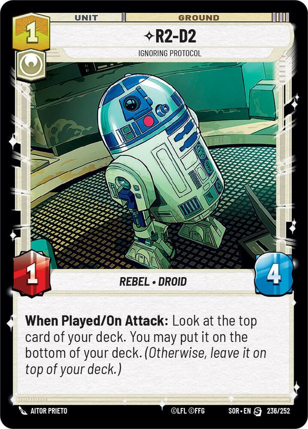R2-D2 - Ignoring Protocol - Star Wars Unlimited