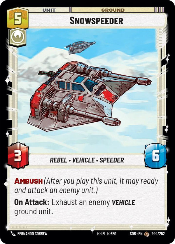 Snowspeeder - Star Wars Unlimited