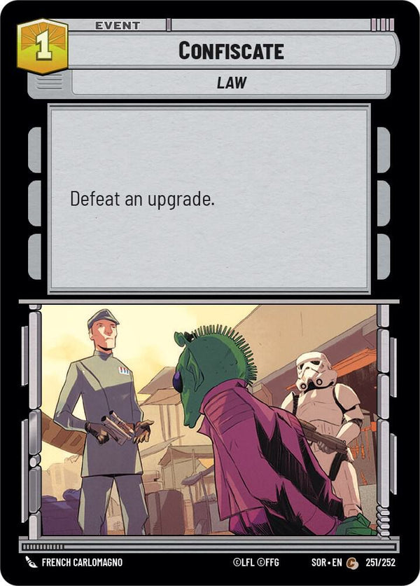 Confiscate - Star Wars Unlimited