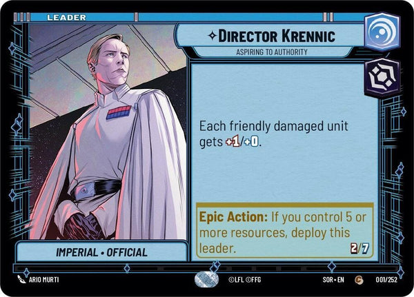 Director Krennic - Aspiring to Authority - Star Wars Unlimited