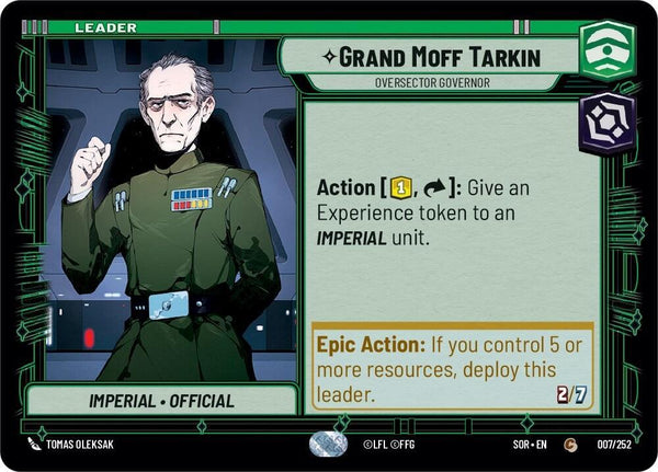 Grand Moff Tarkin - Oversector Governor - Star Wars Unlimited