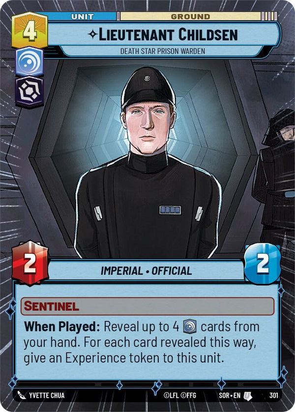 Lieutenant Childsen - Death Star Prison Warden (Hyperspace) - Star Wars Unlimited