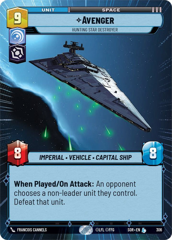 Avenger - Hunting Star Destroyer (Hyperspace) - Star Wars Unlimited