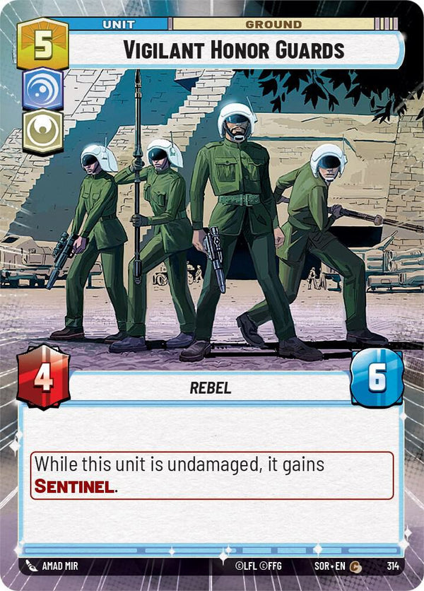 Vigilant Honor Guards (Hyperspace) - Star Wars Unlimited