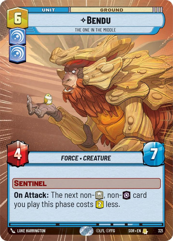 Bendu - The One in the Middle (Hyperspace) - Star Wars Unlimited