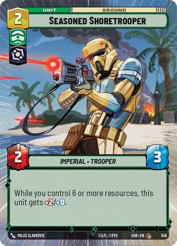 Seasoned Shoretrooper (Hyperspace) - Star Wars Unlimited