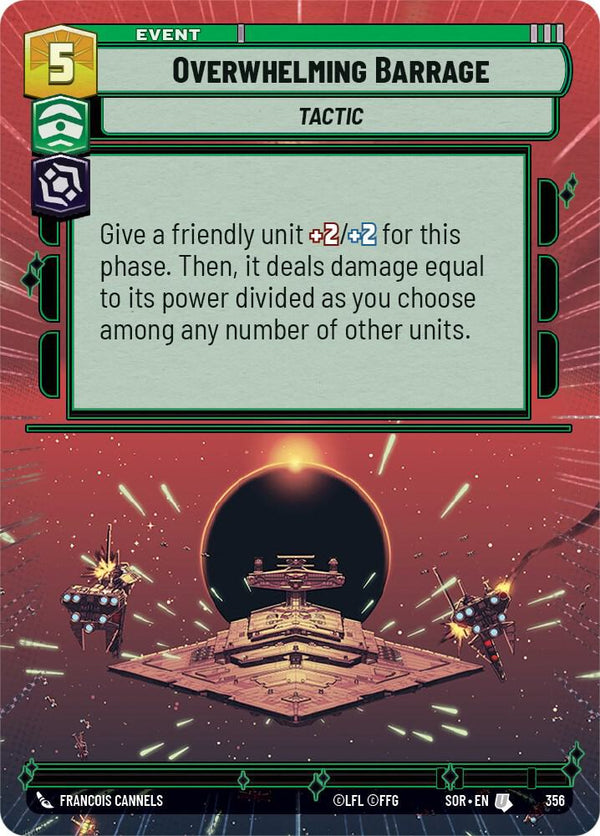 Overwhelming Barrage (Hyperspace) - Star Wars Unlimited