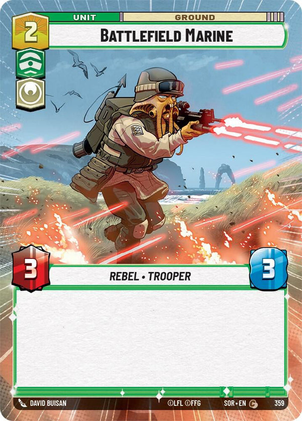 Battlefield Marine (Hyperspace) - Star Wars Unlimited
