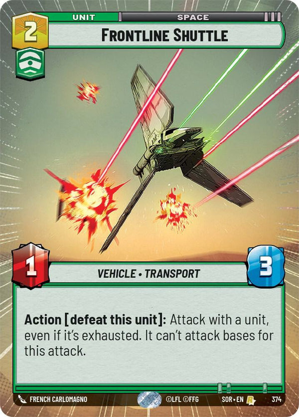 Frontline Shuttle (Hyperspace) - Star Wars Unlimited