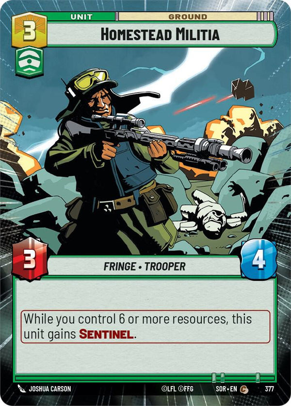 Homestead Militia (Hyperspace) - Star Wars Unlimited