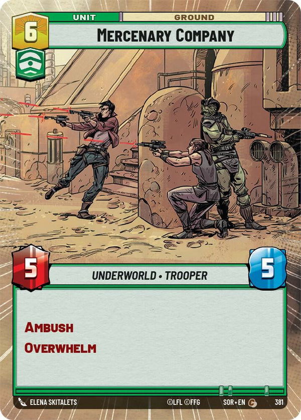 Mercenary Company (Hyperspace) - Star Wars Unlimited