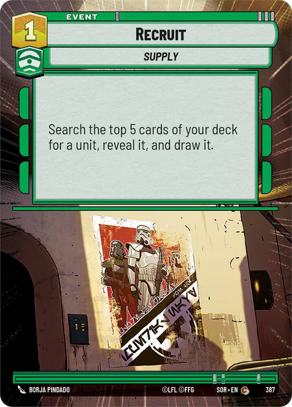 Recruit (Hyperspace) - Star Wars Unlimited