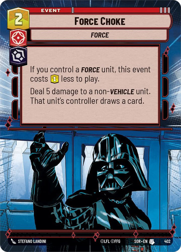 Force Choke (Hyperspace) - Star Wars Unlimited