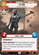 K-2SO - Cassian's Counterpart (Hyperspace) - Star Wars Unlimited