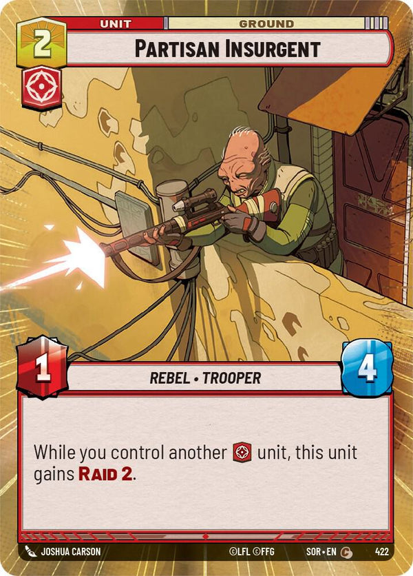 Partisan Insurgent (Hyperspace) - Star Wars Unlimited