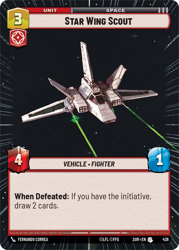 Star Wing Scout (Hyperspace) - Star Wars Unlimited