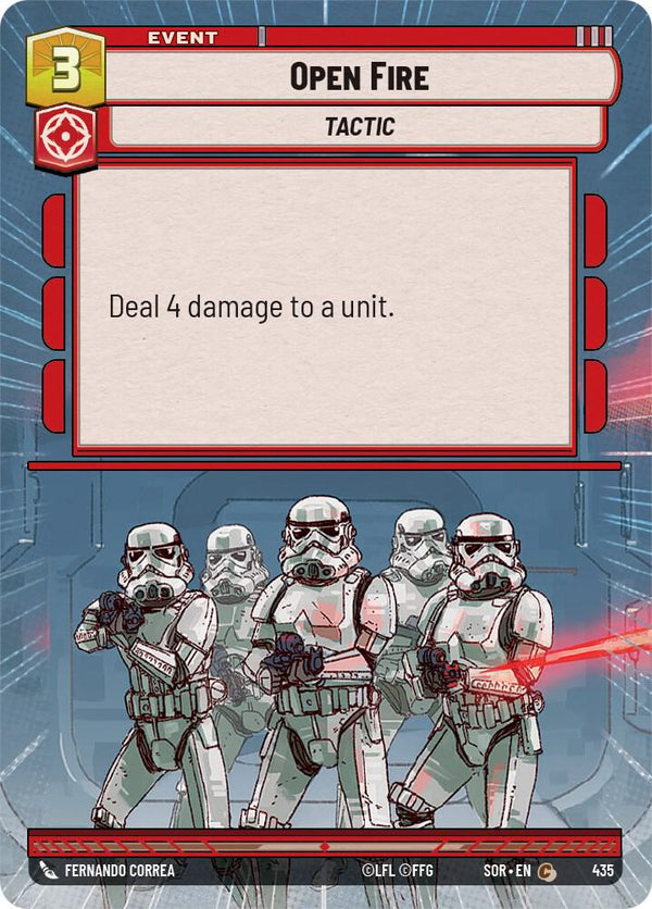 Open Fire (Hyperspace) - Star Wars Unlimited