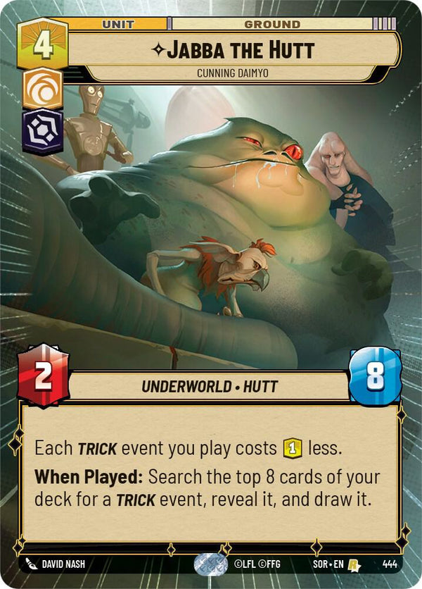 Jabba the Hutt - Cunning Daimyo (Hyperspace) - Star Wars Unlimited
