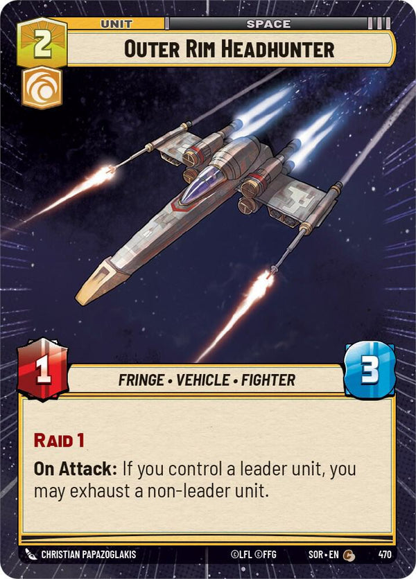 Outer Rim Headhunter (Hyperspace) - Star Wars Unlimited