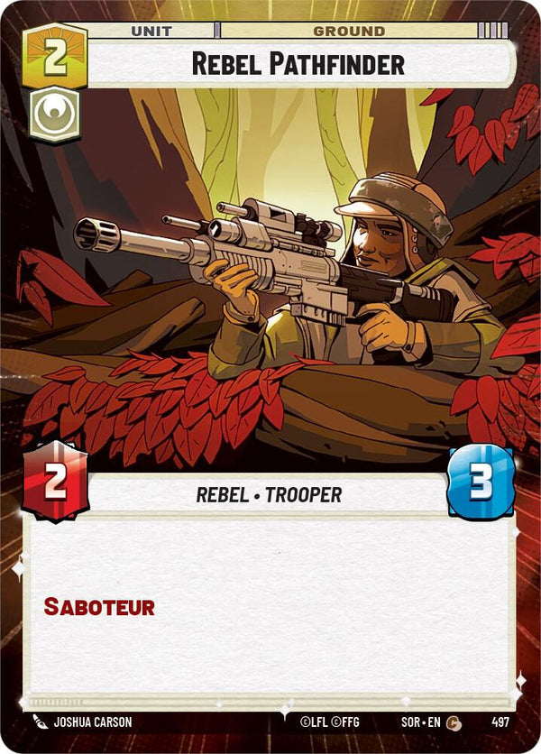 Rebel Pathfinder (Hyperspace) - Star Wars Unlimited