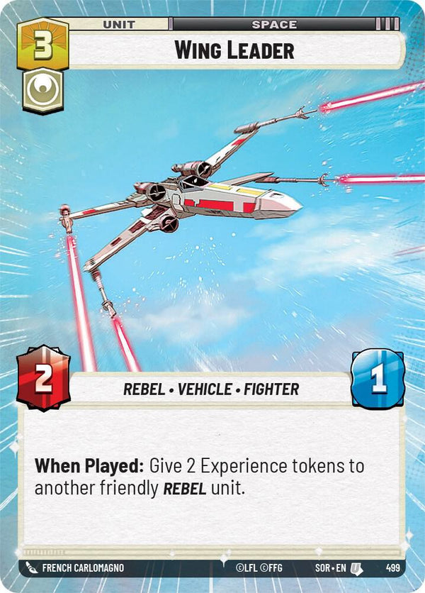 Wing Leader (Hyperspace) - Star Wars Unlimited