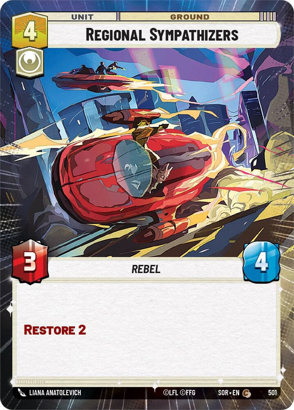 Regional Sympathizers (Hyperspace) - Star Wars Unlimited