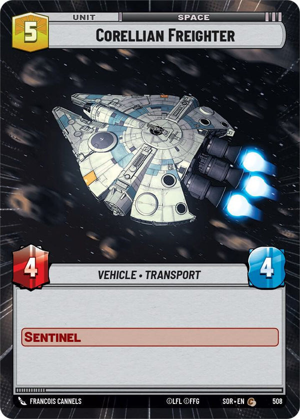 Corellian Freighter (Hyperspace) - Star Wars Unlimited