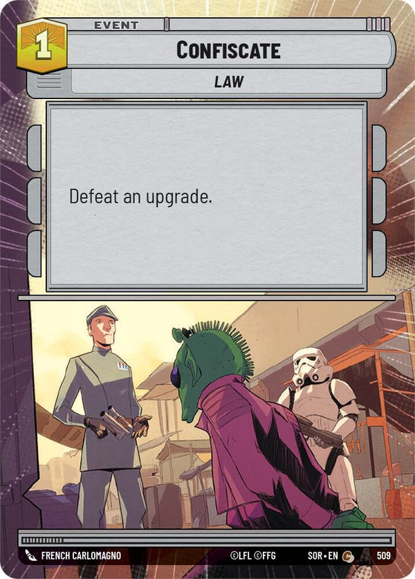 Confiscate (Hyperspace) - Star Wars Unlimited
