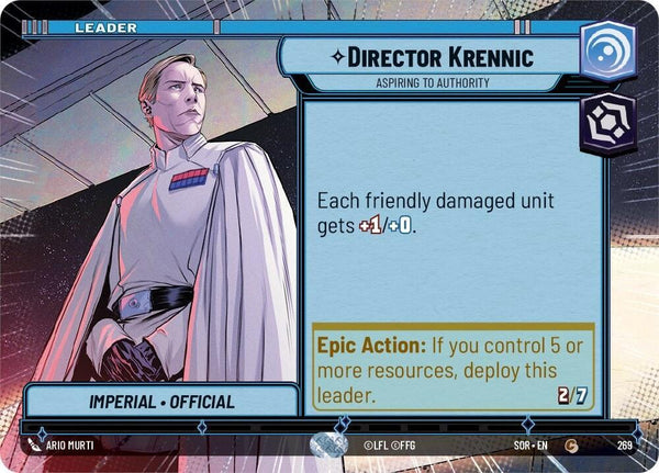 Director Krennic - Aspiring to Authority (Hyperspace) - Star Wars Unlimited