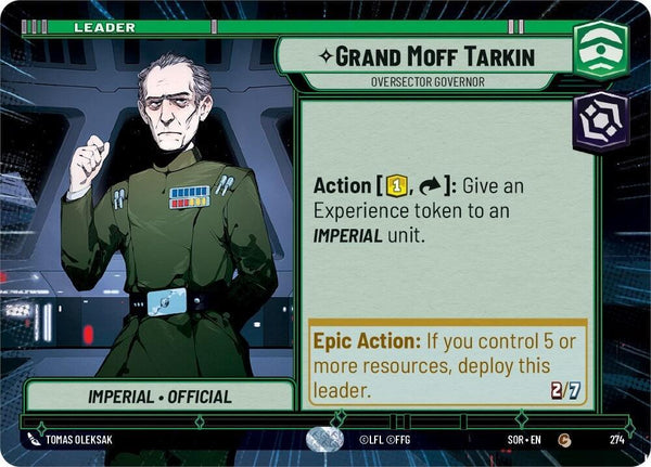 Grand Moff Tarkin - Oversector Governor (Hyperspace) - Star Wars Unlimited