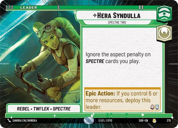 Hera Syndulla - Spectre Two (Hyperspace) - Star Wars Unlimited
