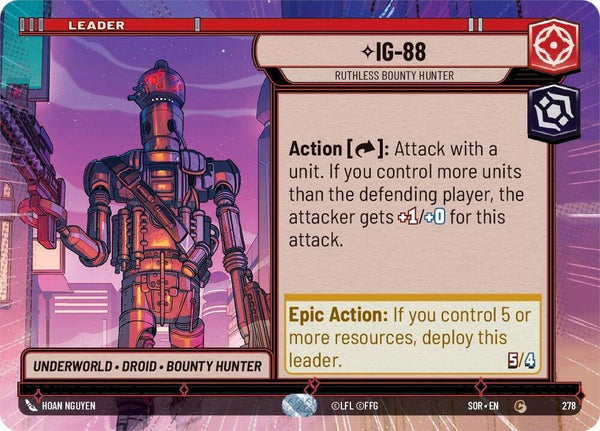 IG-88 - Ruthless Bounty Hunter (Hyperspace) - Star Wars Unlimited