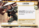 Jyn Erso - Resisting Oppression (Hyperspace) - Star Wars Unlimited