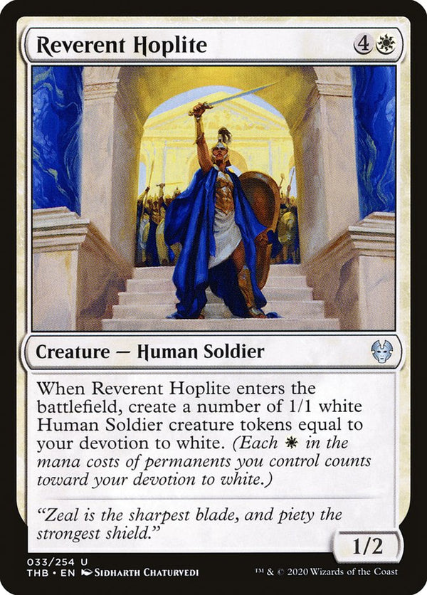 Reverent Hoplite - Magic: The Gathering