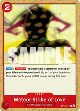 Meteor-Strike of Love - One Piece Card Game