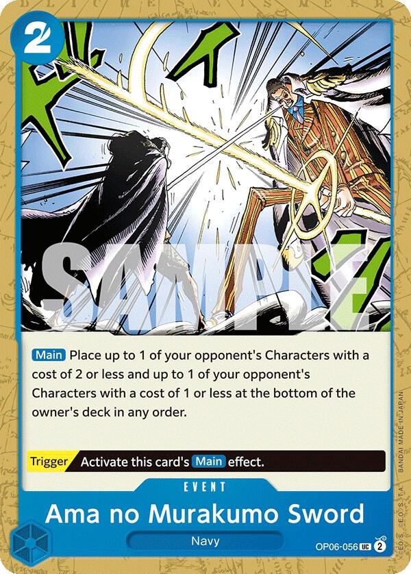 Ama no Murakumo Sword - One Piece Card Game