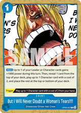 But I Will Never Doubt a Woman's Tears!!!! - One Piece Card Game