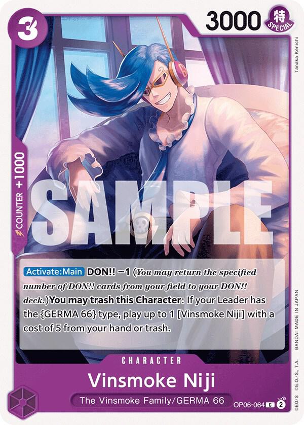 Vinsmoke Niji (064) - One Piece Card Game