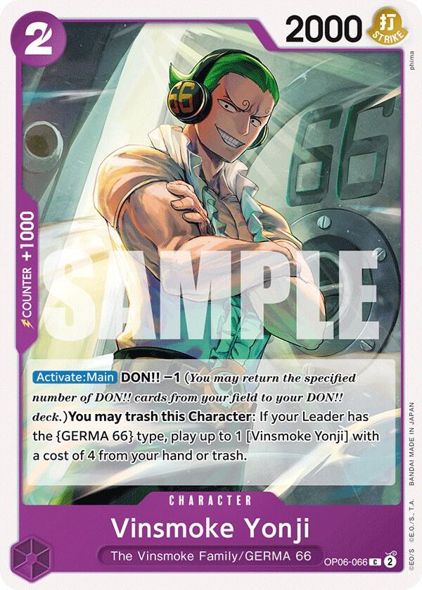 Vinsmoke Yonji (066) - One Piece Card Game