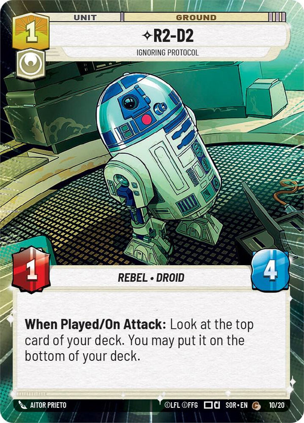 R2-D2 - Ignoring Protocol (Hyperspace) - Star Wars Unlimited