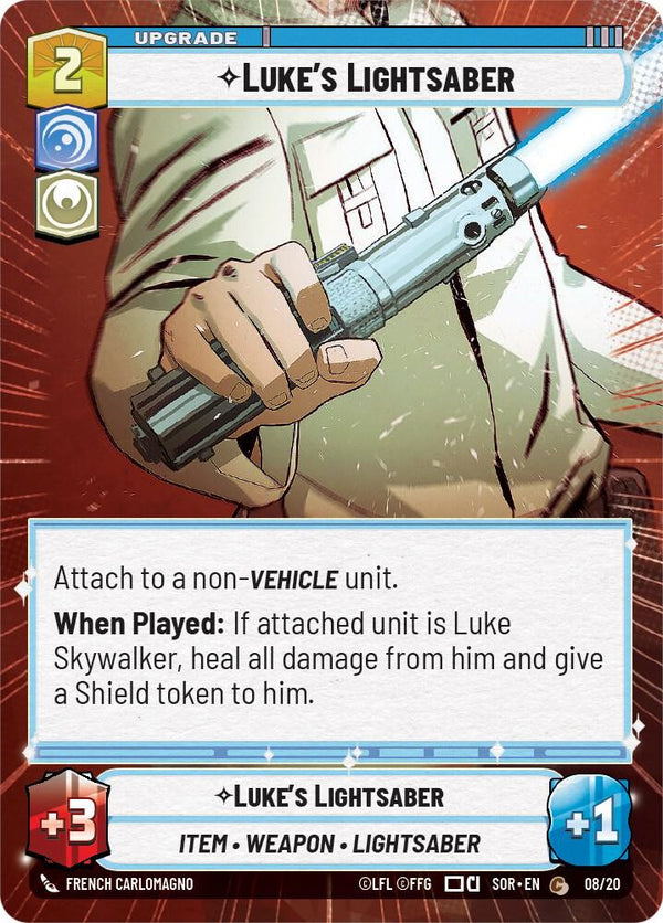Luke's Lightsaber (Hyperspace) - Star Wars Unlimited
