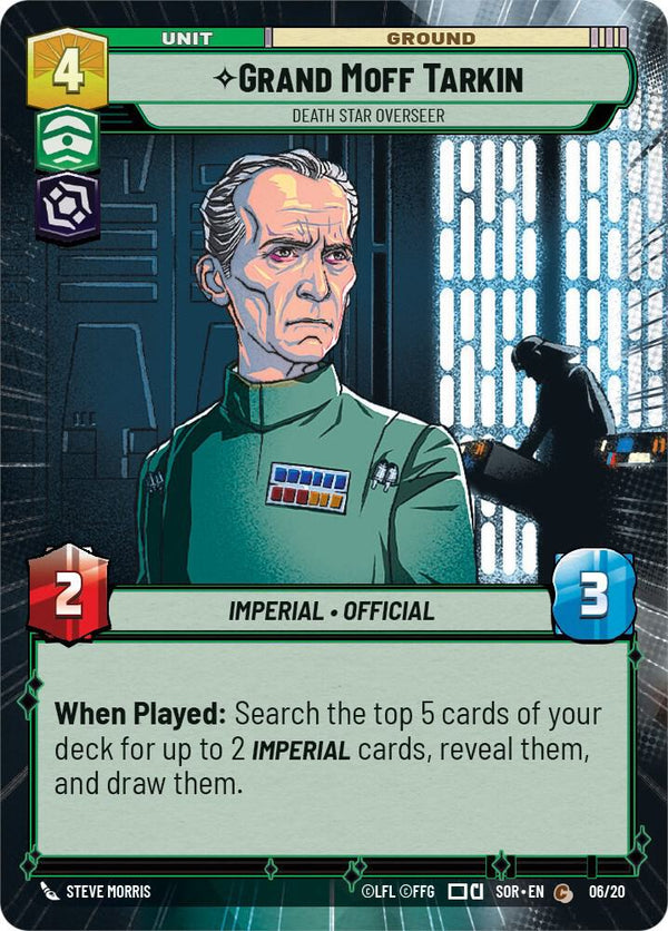 Grand Moff Tarkin - Death Star Overseer (Hyperspace) - Star Wars Unlimited
