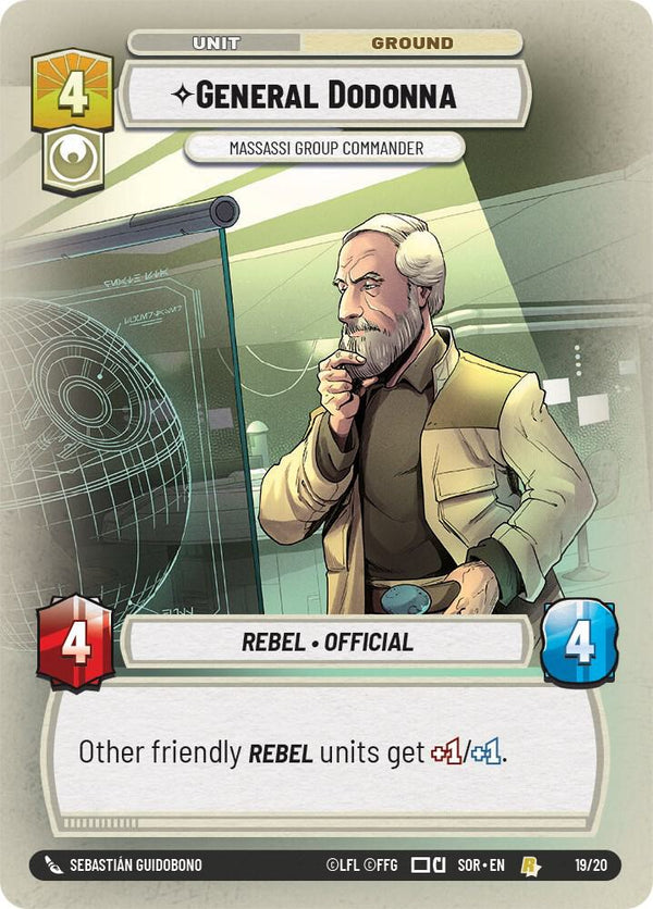 General Dodonna - Massassi Group Commander - Star Wars Unlimited