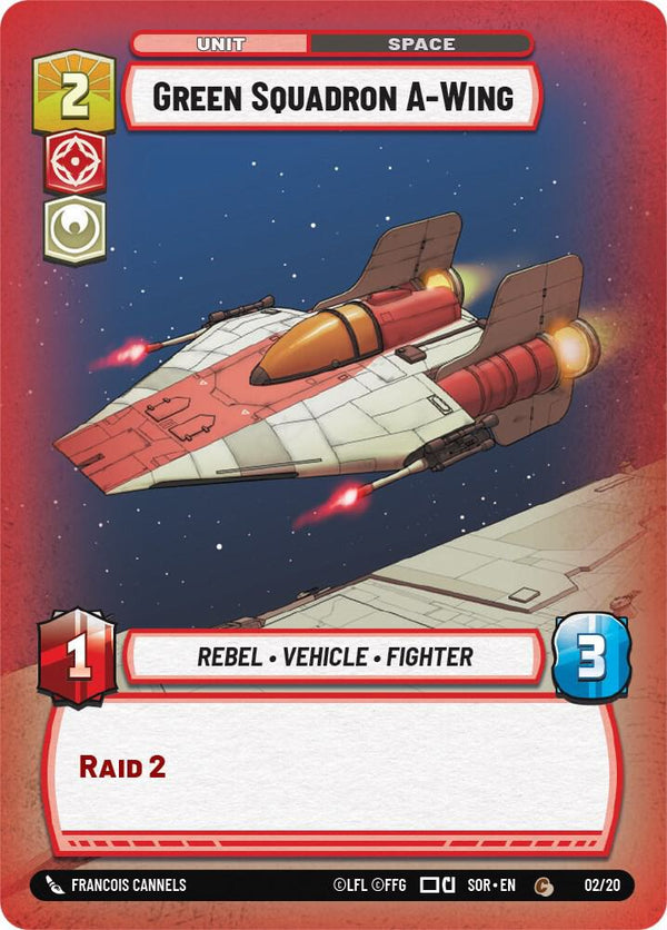 Green Squadron A-Wing - Star Wars Unlimited