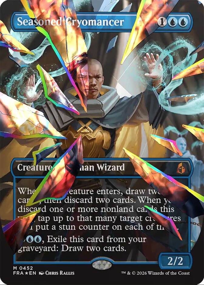 Seasoned Cryomancer (Borderless) (Fcet Foil) (0452)