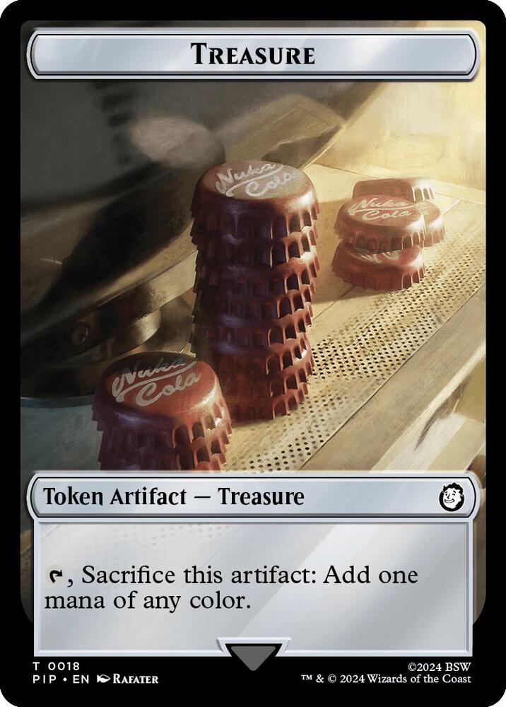 Treasure (0018) // Clue Double-Sided Token